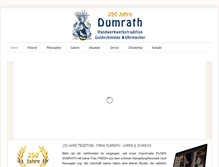 Tablet Screenshot of eugen-dumrath.de